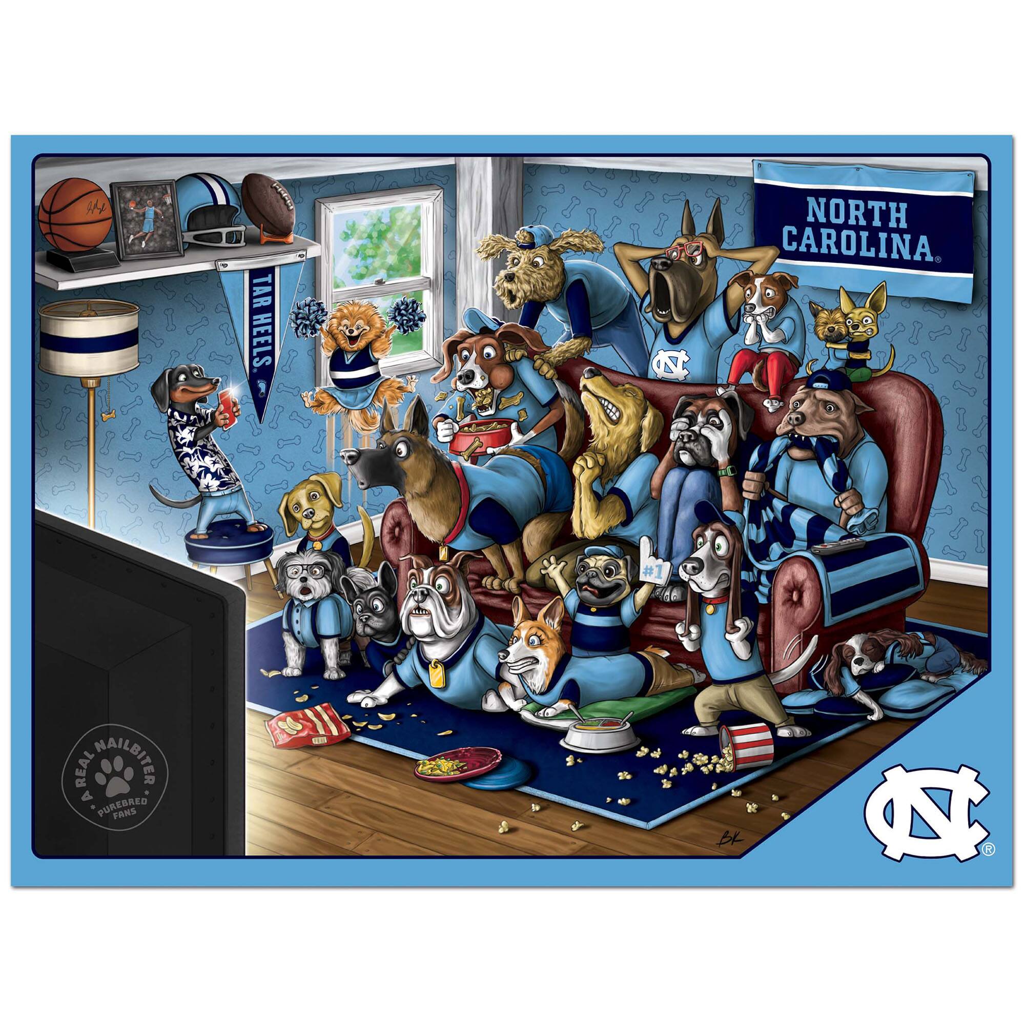 1H POFCE TAR HEELS. NORTH CAROLINA. #1 REAL NAILBITER A PUREBRED PANS