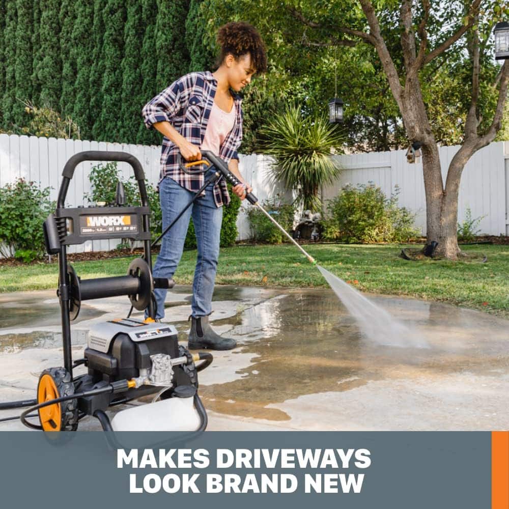 WORX makes driveways look brand new.