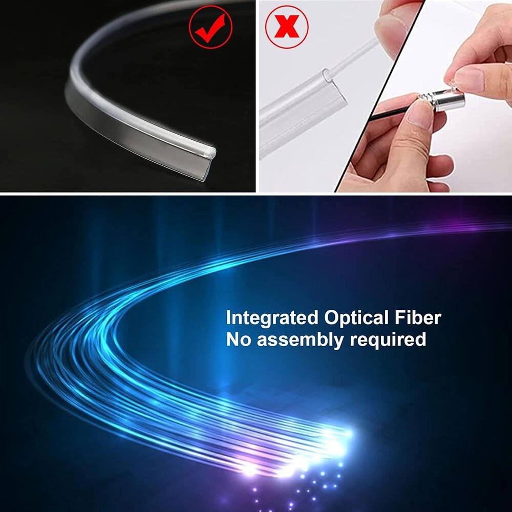 Integrated Optical Fiber  
No assembly required
