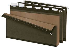 Pendaflex - Ready-Tab Reinforced Recycled Hanging File Folder, 2" Expansion, 5-Tab Tab, Legal Size, 20/Box - Green