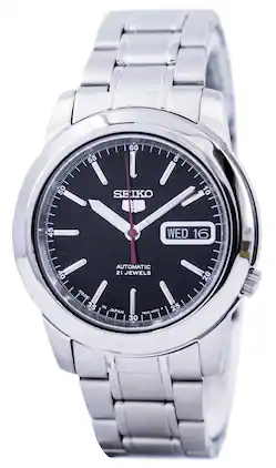Seiko - 5 Automatic 21 Jewels Japan Made SNKE53 SNKE53J1 SNKE53J Men's Watch - Silver