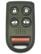 Front. Car Keys Express - Honda Odyssey Keyless Entry Remote - 5 Buttons (Lock, Unlock, Dual Sliding Doors, and Panic) - Black.