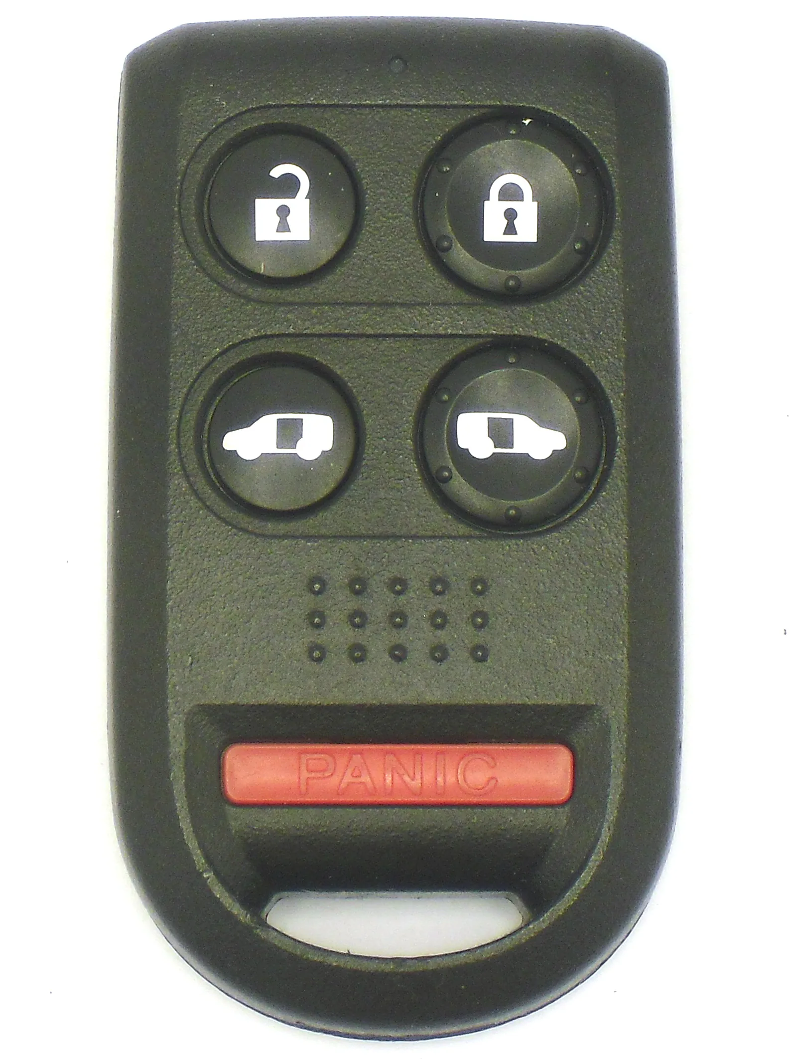 Front. Car Keys Express - Honda Odyssey Keyless Entry Remote - 5 Buttons (Lock, Unlock, Dual Sliding Doors, and Panic) - Black.