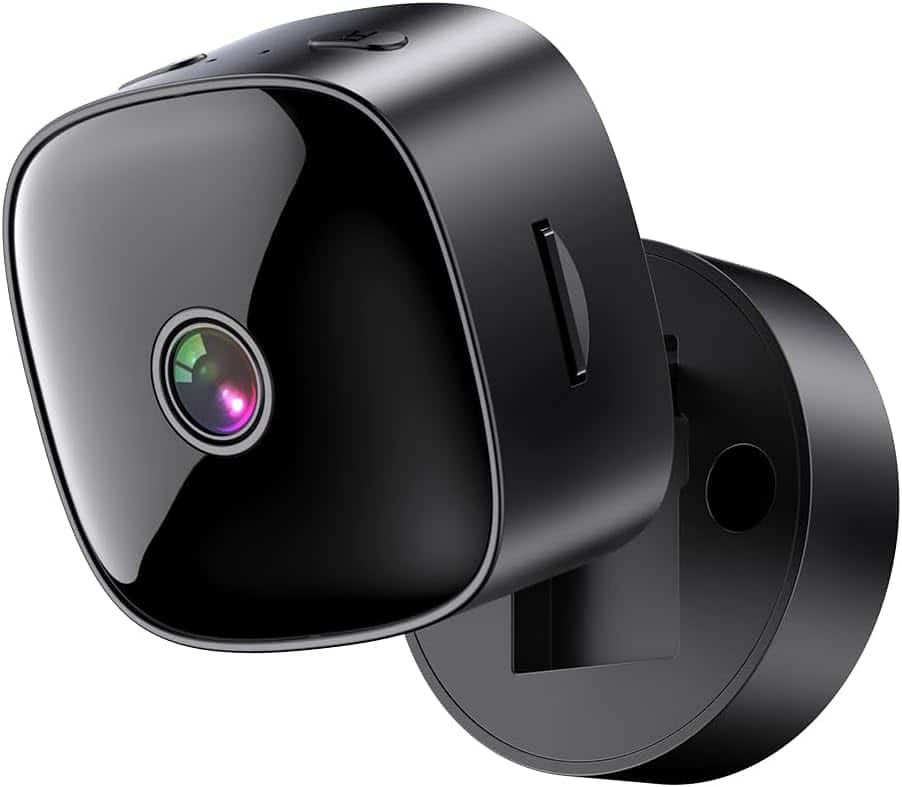 Cluzine - Mini Indoor Outdoor Camera, 1080P HD Indoor Security Camera Wireless Mode & Night Vision for Home, Baby/Pet Monitoring