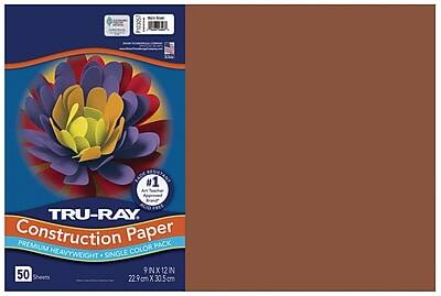 #1 TRU-RAY Construction Paper  
Premium Heavyweight Single Color Pack  
9" x 12"  
50 Sheets  
22.9 cm x 30.5 cm