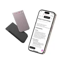 PLAUD - Note Smart AI Voice/Audio Recorder - Starlight - Front_Zoom
