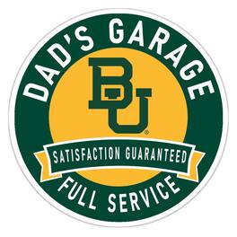 Fan Creations - Baylor Bears 16" Dad's Garage Wood Sign - Multicolor