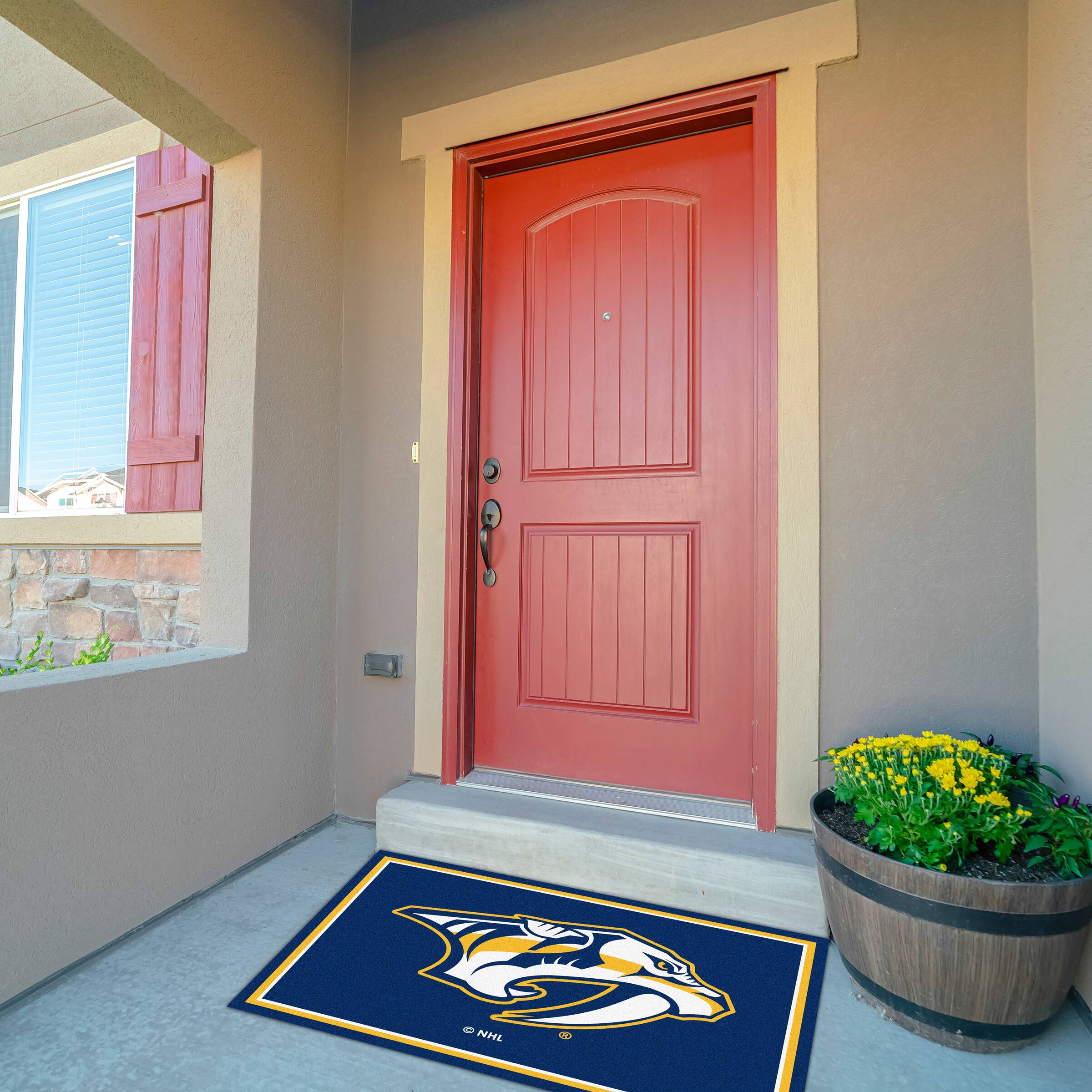 Alt View 3. Imperial - Nashville Predators 2'8" x 3'10" Area Rug - Multicolor.
