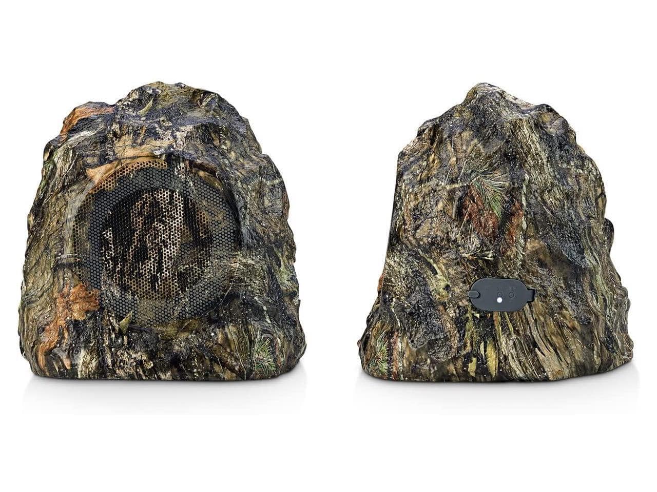 iHome - Rechargeable Bluetooth Outdoor Mossy Country Camo Rock Speakers Set of 2 - Mossy Oak Camo