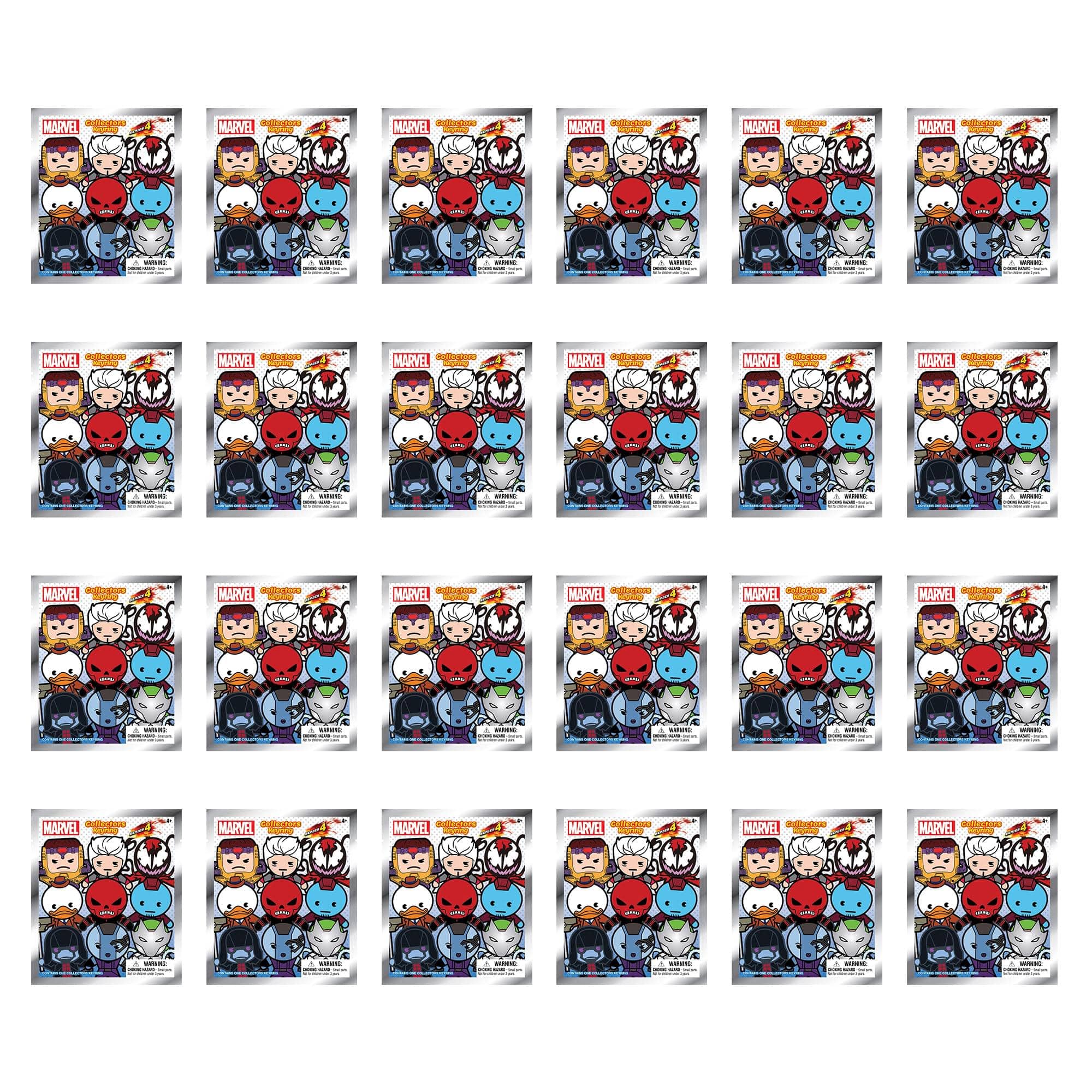 Monogram - Marvel Series 4 Blind Bag Foam Figural Key Ring | Case of 24