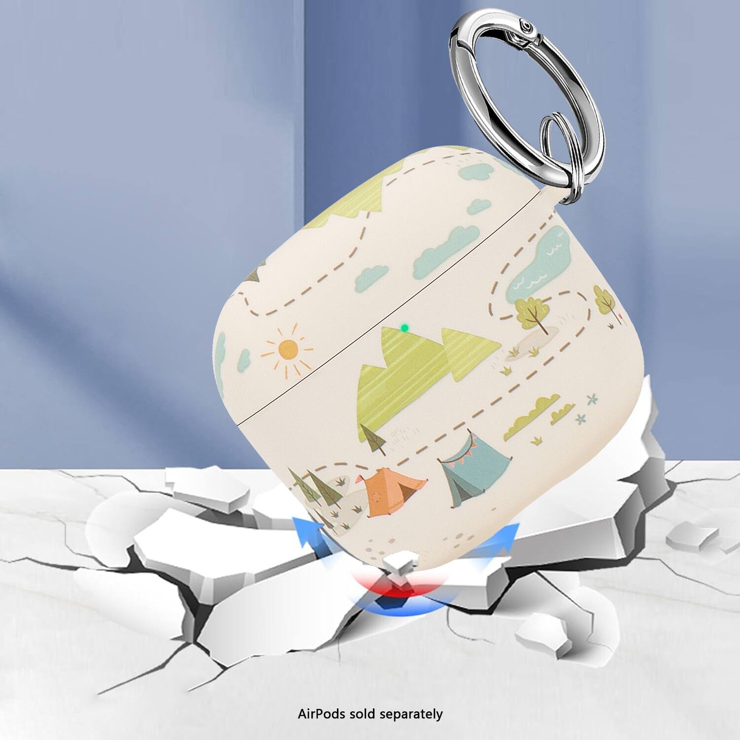 AirPods sold separately.