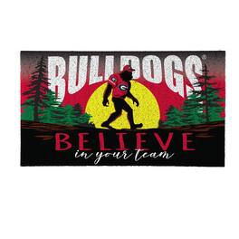 Evergreen Enterprises - Georgia Bulldogs 28" x 16" Bigfoot Believe in Your Team Turf Door Mat - Multicolor