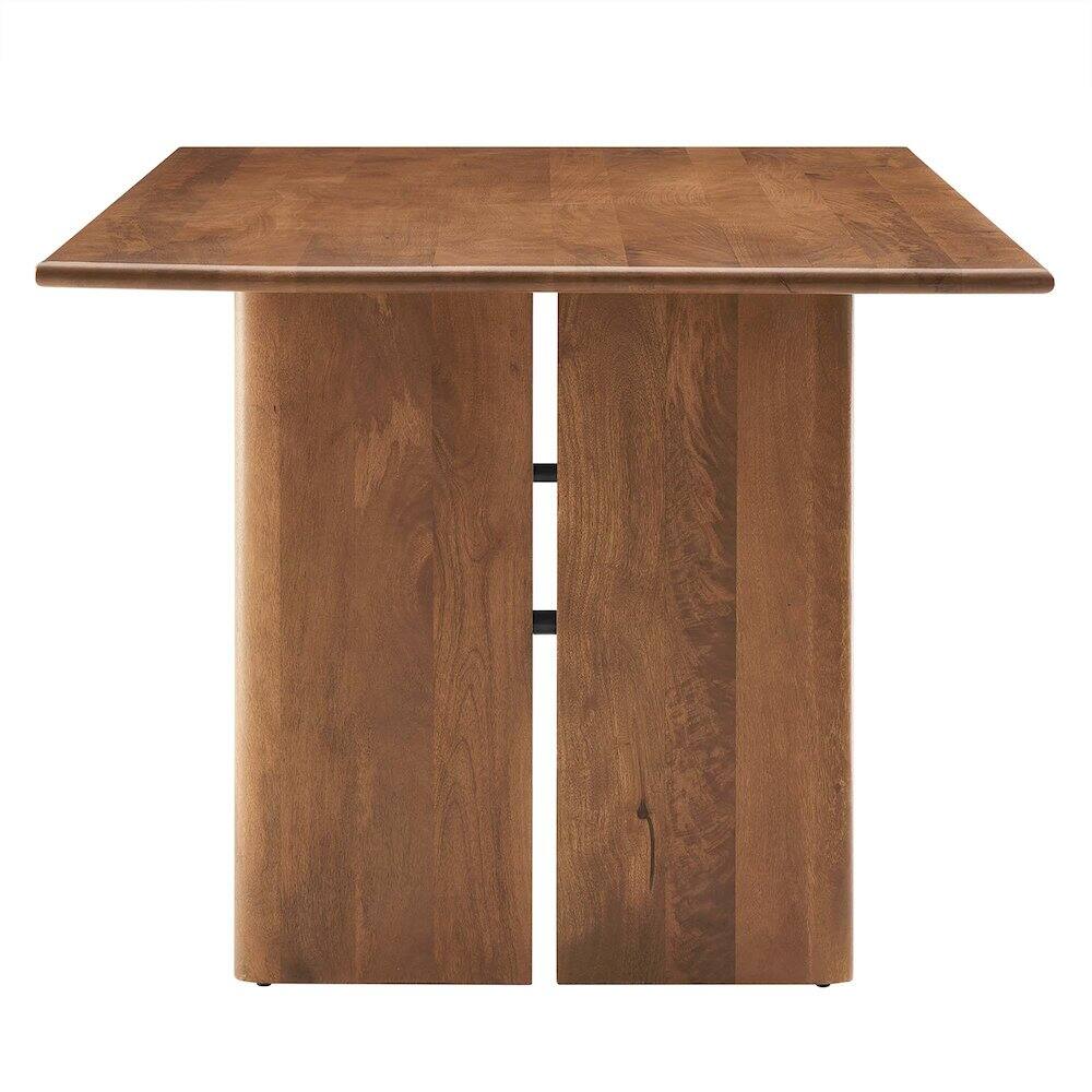 Alt View 3. Modway - Amistad 72" Dining Table - Brown.