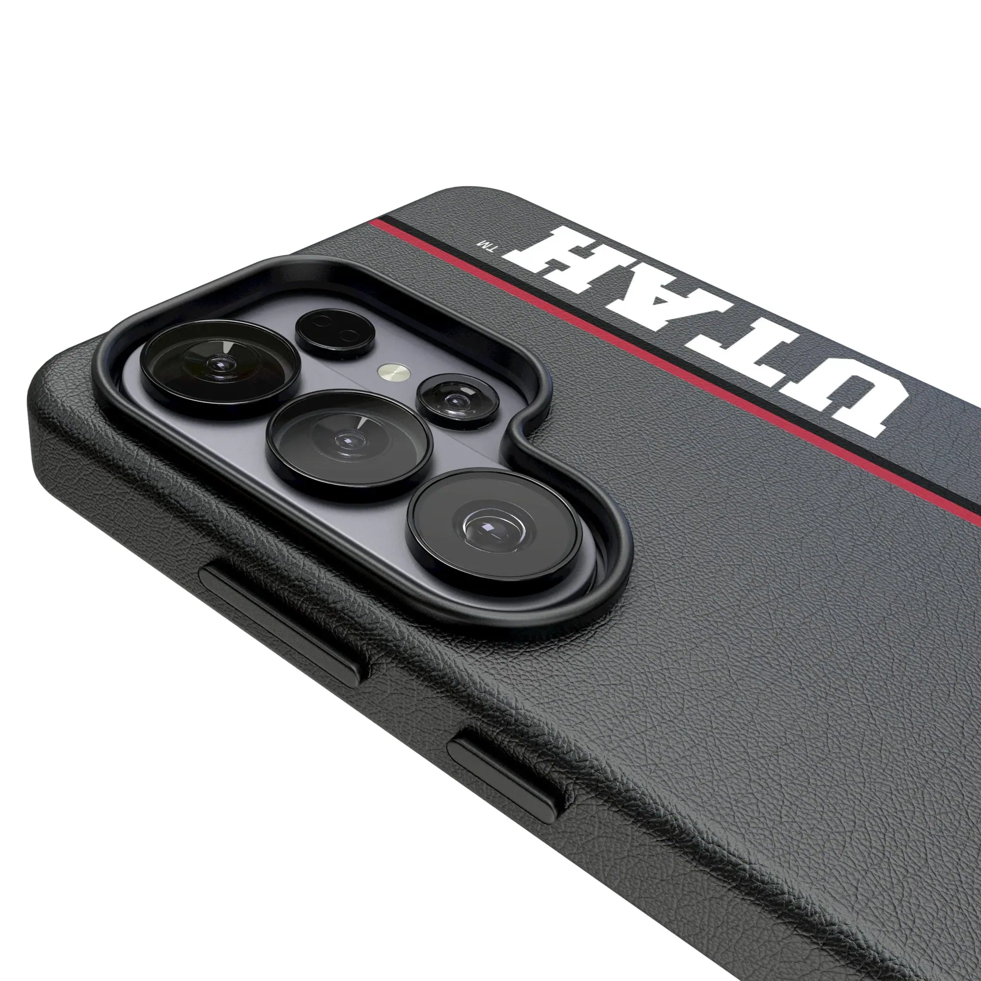 Alt View 2. Keyscaper - Utah Utes Galaxy Magnetic Bump Case - S25 - Black.