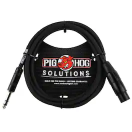 Pig Hog - 6' TRS Male to XLR Female Balanced Cable
