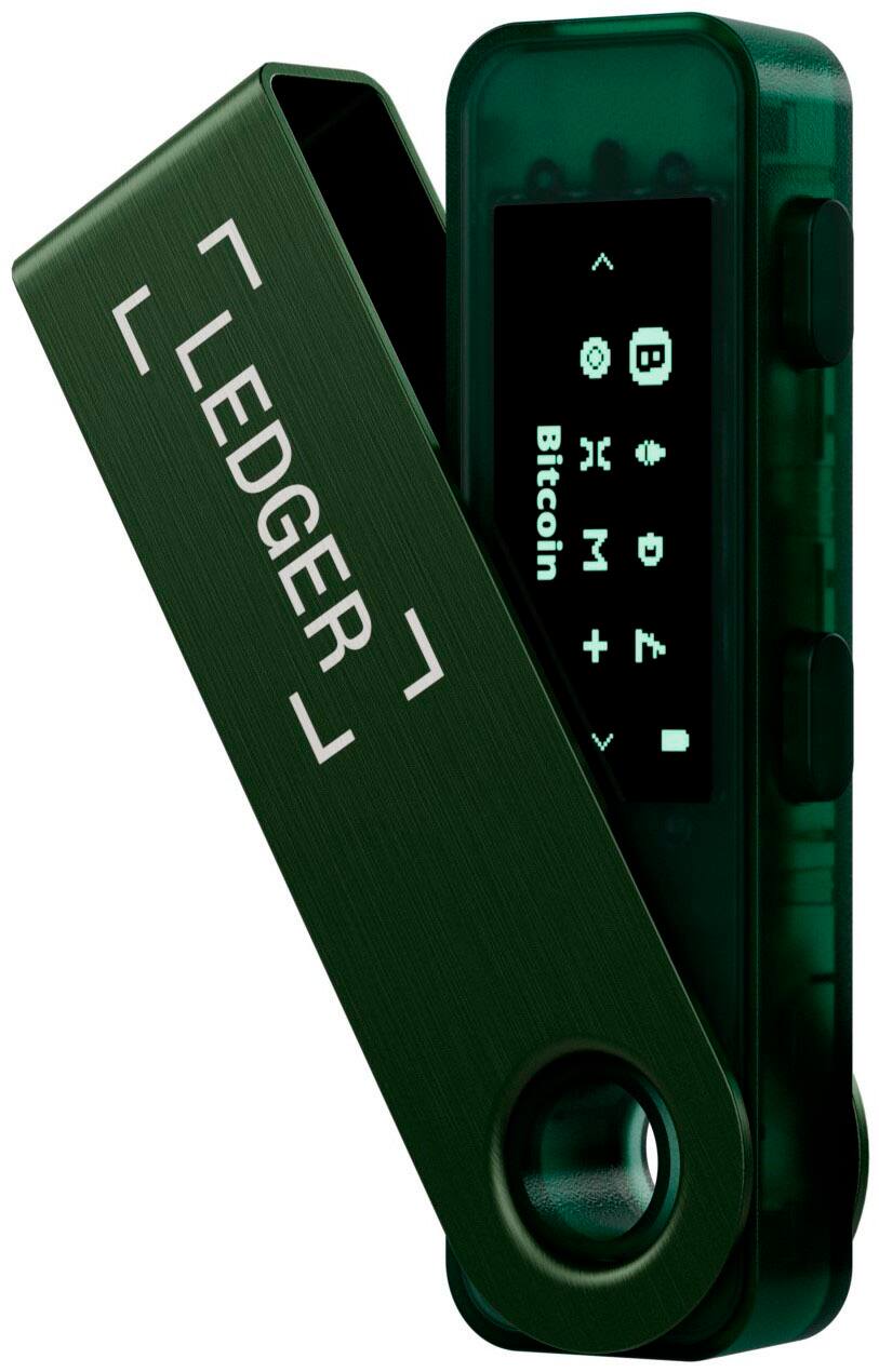 Ledger - Nano S Plus Crypto Hardware Wallet - Emerald Green