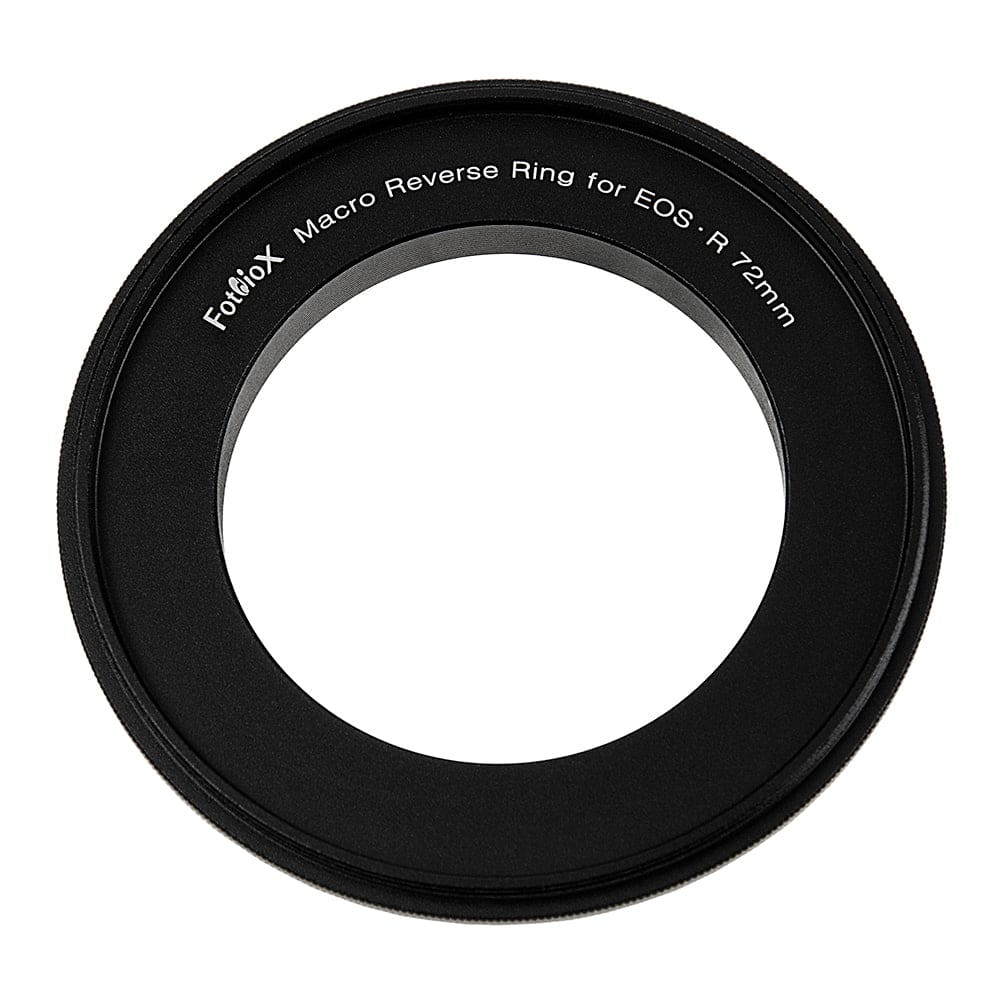 Fotodiox - 72mm Macro Reverse Ring for Canon RF Cameras - Reverse Filter Thread to Camera Mount Adapter
