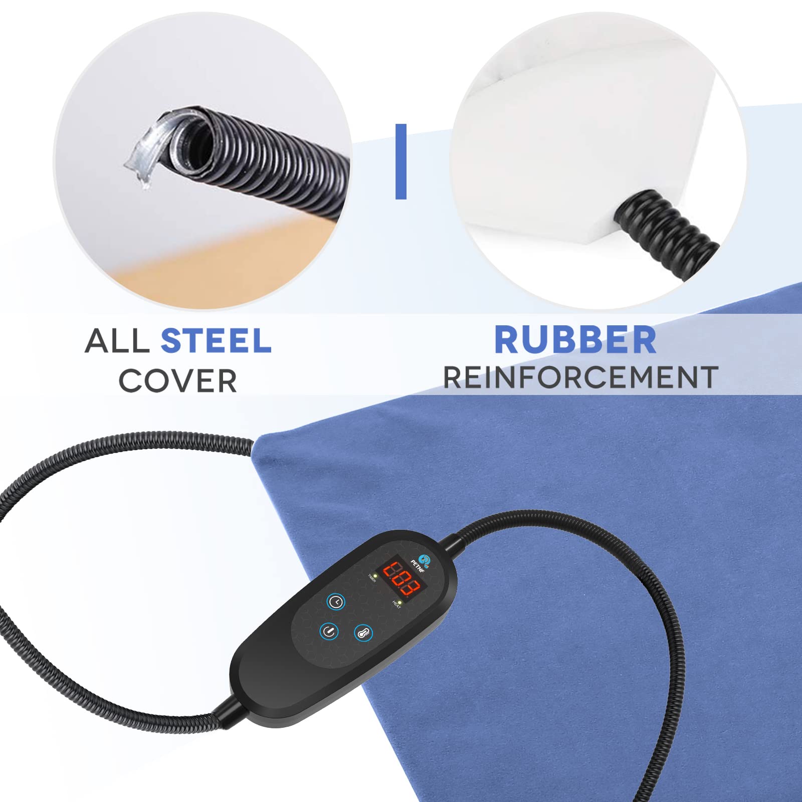 ALL STEEL COVER  
RUBBER REINFORCEMENT