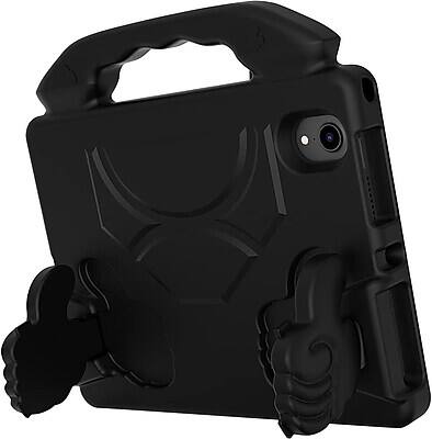 Alt View 5. SaharaCase - iPad mini A17 Pro & 6th Generation 2021 Protection Bundle, KidProof Case with Tempered Glass Screen - Black.