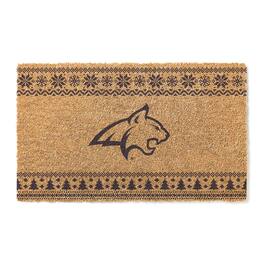 Jardine - Montana State Bobcats 18" x 30" Holiday Coir Doormat - Brown