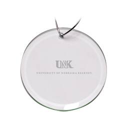 Jardine - Nebraska-Kearney Lopers Primary Logo 3'' Round Glass Ornament - Multicolor