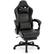 Front. Costway - Costway Gaming Chair with Footrest Ergonomic Video Game Computer Chair with Headrest - Black.