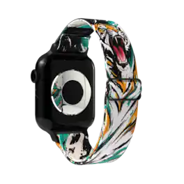ZOX - Let It Out Tiger NFC Smartwatch Band, 20mm - Teal