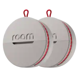 Roam - 3-in-1 Tracker - Bluetooth Item Locator, Keys/Luggage/Pet Gear, iOS or Android Find My, Waterproof, 2-Pack, Grey - Gray