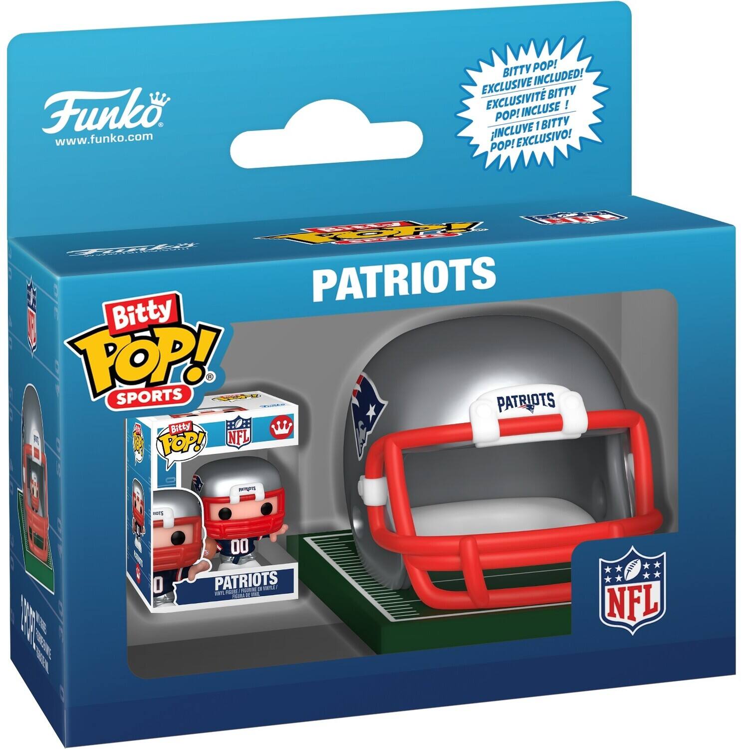 Funko. www.funko.com

BITTY POP! EXCLUSIVE INCLUDED! EXCLUSIVIT BITTY INCLUSE ! POP! I BITTY INCLUVE EXCLUSIVO! POP! W ININA Pd R H PATRIOTS Bitty TOP! SPORTS

P PATRIOTS Bitty HO

FOP! NFL -n

0 00 PATRIOTS

a 1N - - g TEa NFL