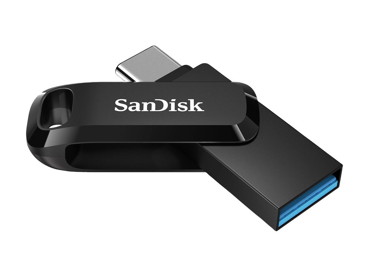 Alt View 4. SANDISK - SanDisk 256GB Ultra Dual Drive Go USB Type-C Flash Drive (SDDDC3-256G-G46) - Black.