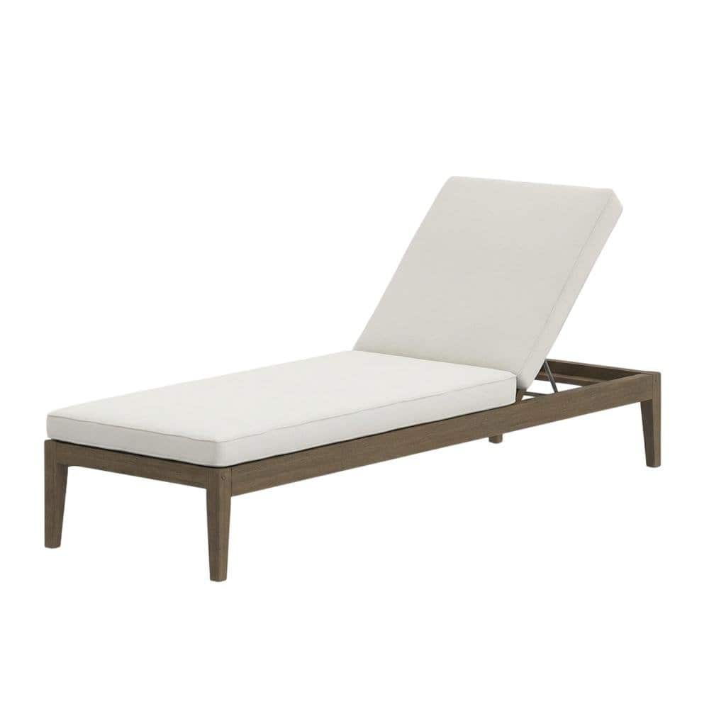 Outdoor Escape - Teak Patio Lounge Chair With Weather-Resistant Finish And Ergonomic Design - Gray price history on PriceWatchPro