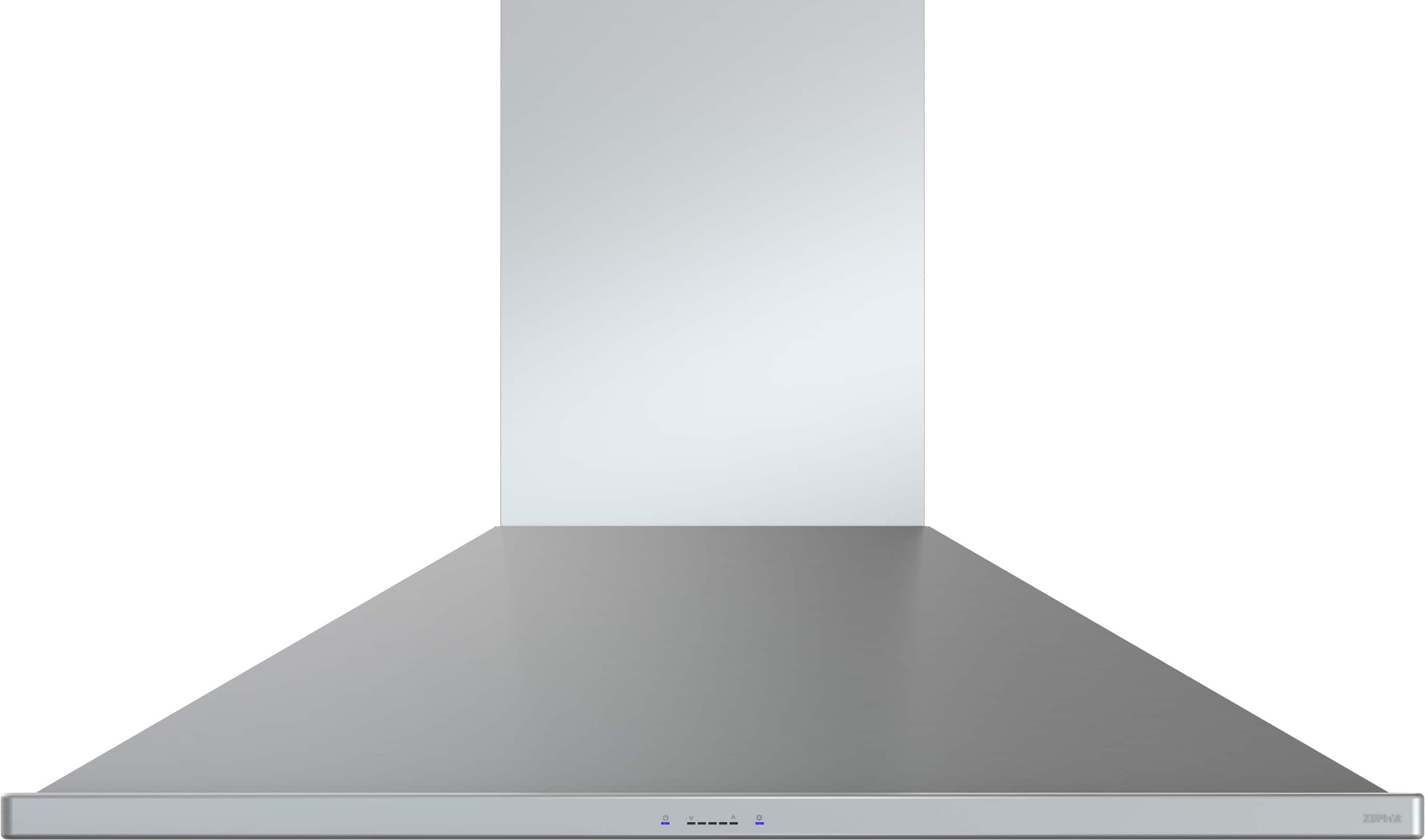 Front. Zephyr - Siena Pro 48 in. 1200 CFM Island Mount Range Hood with LED Lighting - Stainless Steel.