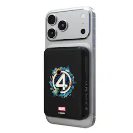 Keyscaper - Marvel Badge Wireless Mag Power Bank - Fantastic Four 2
