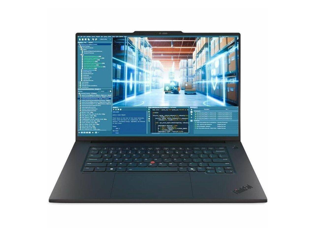 Alt View 7. Lenovo - Lenovo ThinkPad P1 Gen 8 16" Touch - Intel Core Ultra 9 - 64 GB - 2 TB SSD - Win 11 Pro - RTX Pro 2000 8 GB - Black.