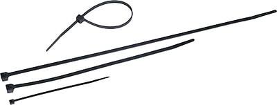 Front. Tatco - Nylon Cable Ties, 11 x 3/16, 50 LB, 500/Pack, Black - Black.