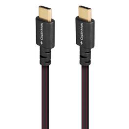 AudioQuest - Cinnamon USB C to USB C Cable (2.46 ft.) - Black