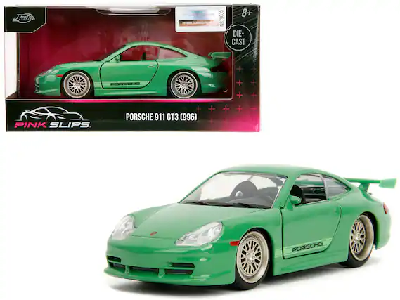 Jada
PINK SLIPS
PORSCHE 911 GT3 (996)
8+
DIE-CAST
OFFICIAL LICENSED PRODUCT
N879035