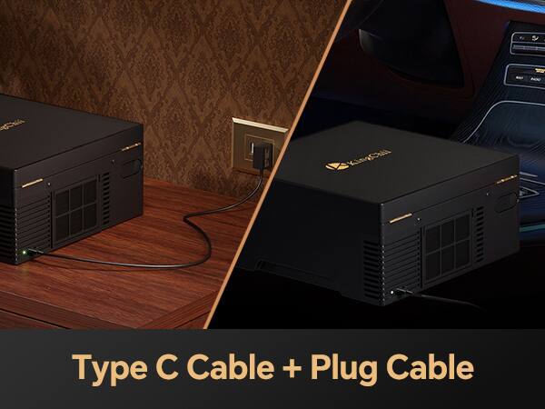 Type C Cable + Plug Cable