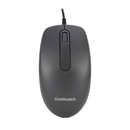 Goldtouch - USB Wired Office Mouse – Optical, 3 Buttons, Scroll Wheel, Plug-and-Play - Wired - Black