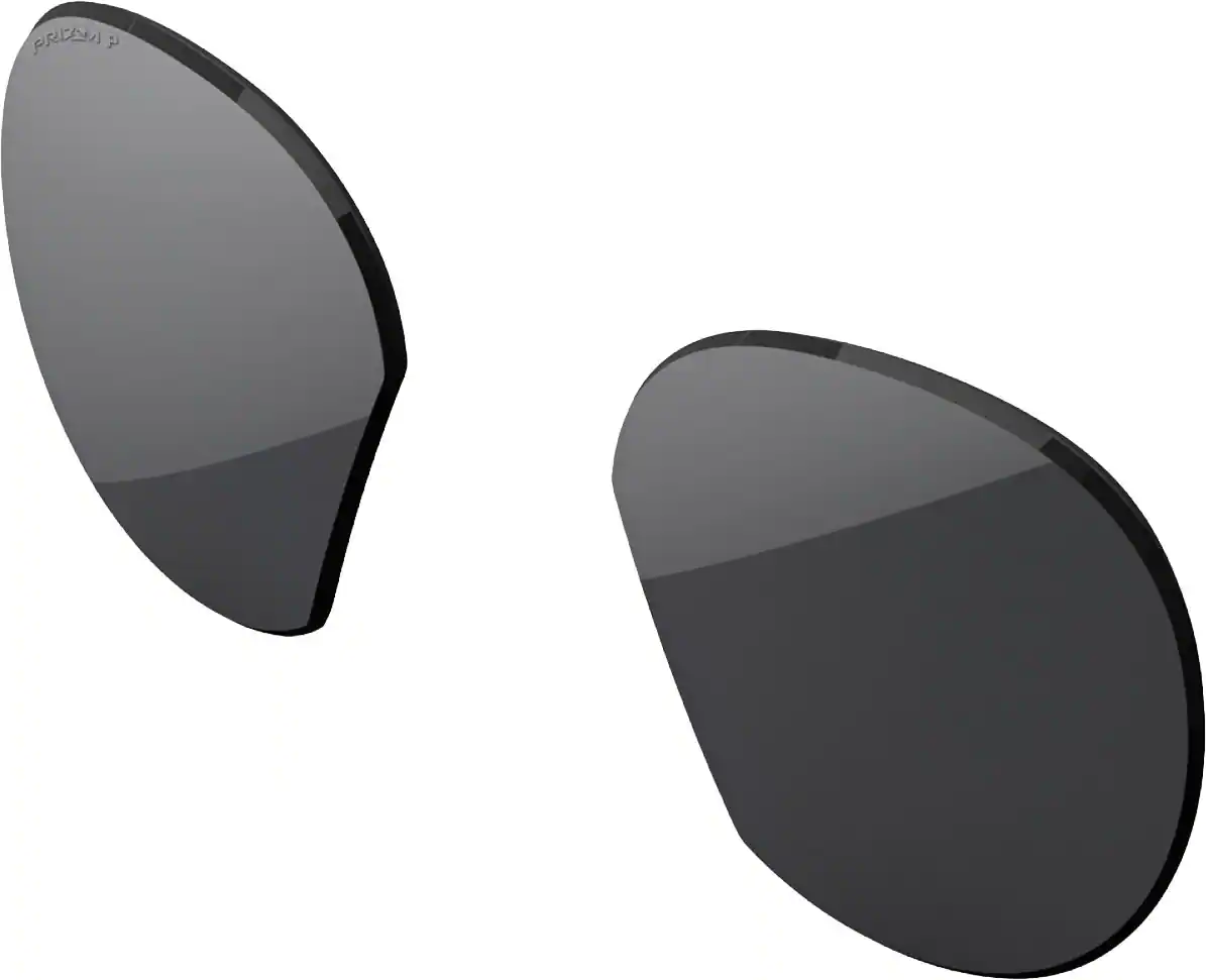 Front. Oakley Meta - HSTN Replacement Lenses - Prizm Black Polarized.