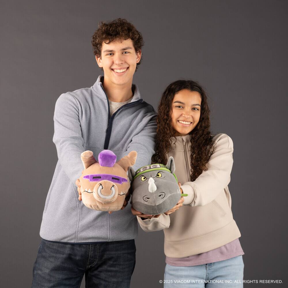 Club Mocchi Mocchi TMNT Bebop & Rocksteady Collector's 2Pk Plush