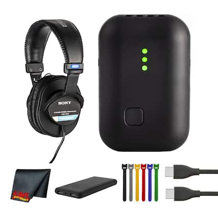 Sure, here is the corrected and grouped text from the image:
**Headphones:**
- SONY
- DYNAMIC STEREO HEADPHONES
- MDR-7506
- Professional
**Power Bank:**
- (No visible text)
**Charger:**
- (No visible text)
**Cables:**
- (No visible text)
**Cloth:**
- SAVE ELECTRONICS
**Other Accessories:**
- (No visible text)