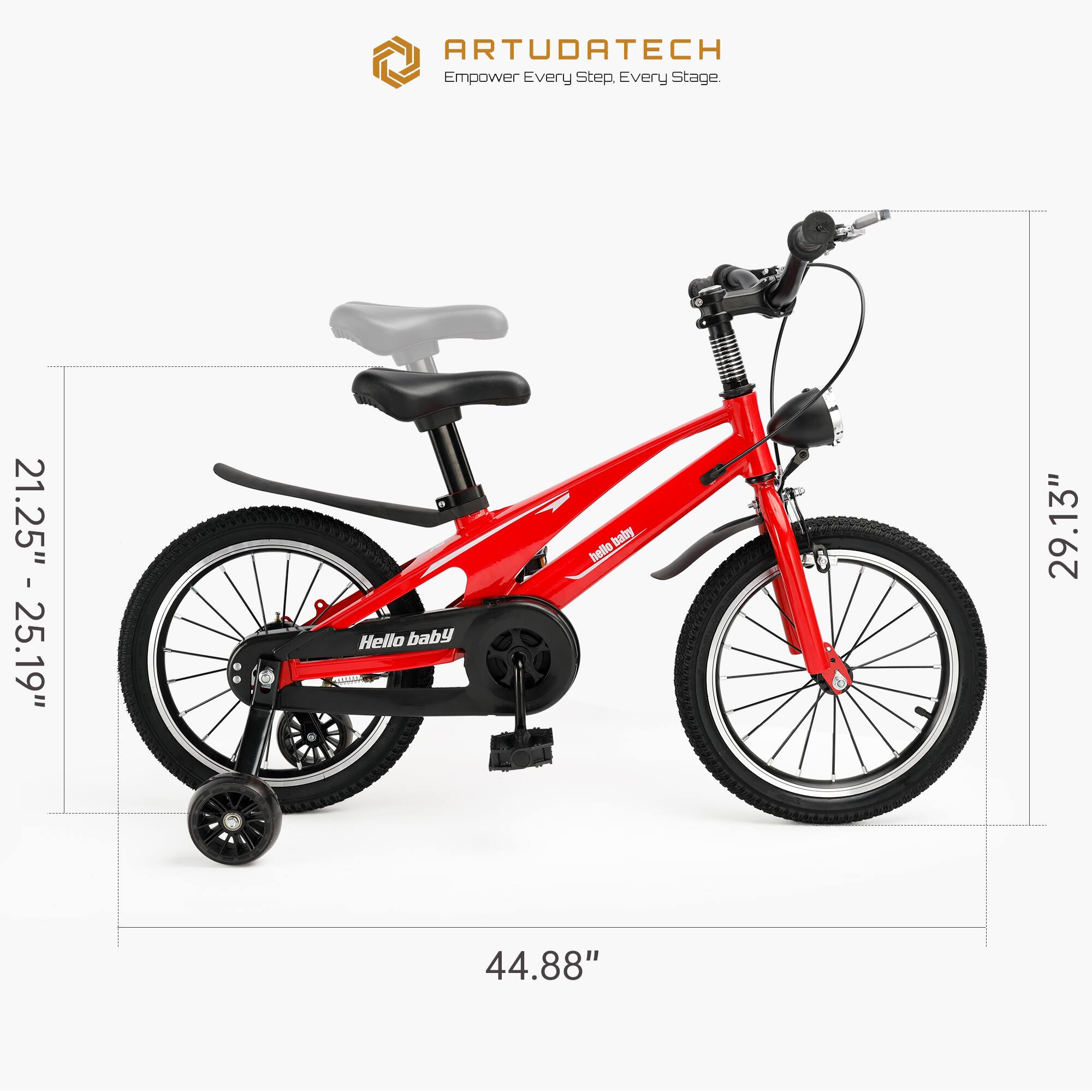 ARTU DATECH  
Empower Every Step. Every Stage.

21.25" - 25.19"  
44.88"  
29.13"  
Hello baby