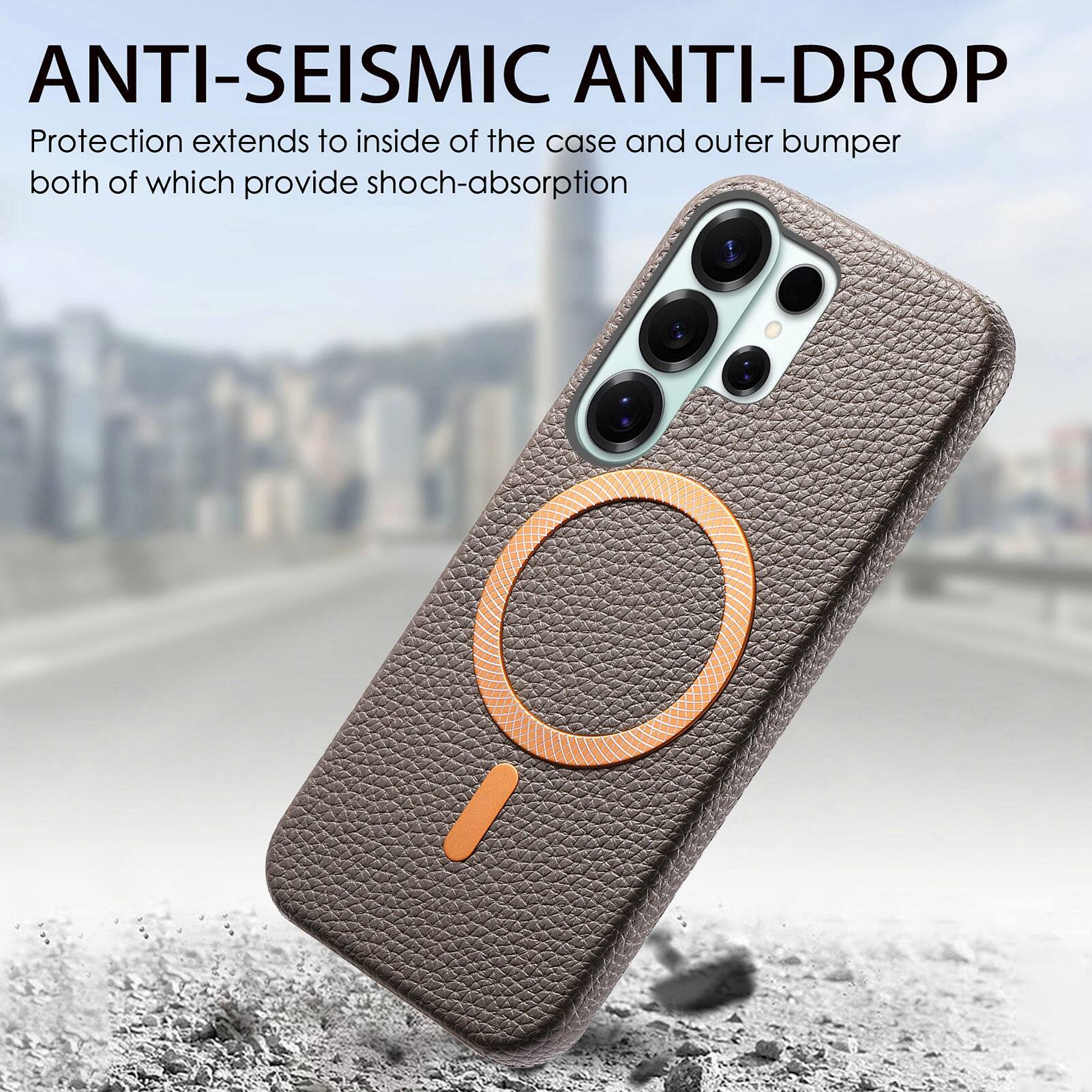 ANTI-SEISMIC ANTI-DROP  
Protection extends to inside of the case and outer bumper both of which provide shock-absorption
