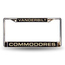 Rico Industries - Vanderbilt Commodores Chrome Metal License Plate Frame Holder - Multi