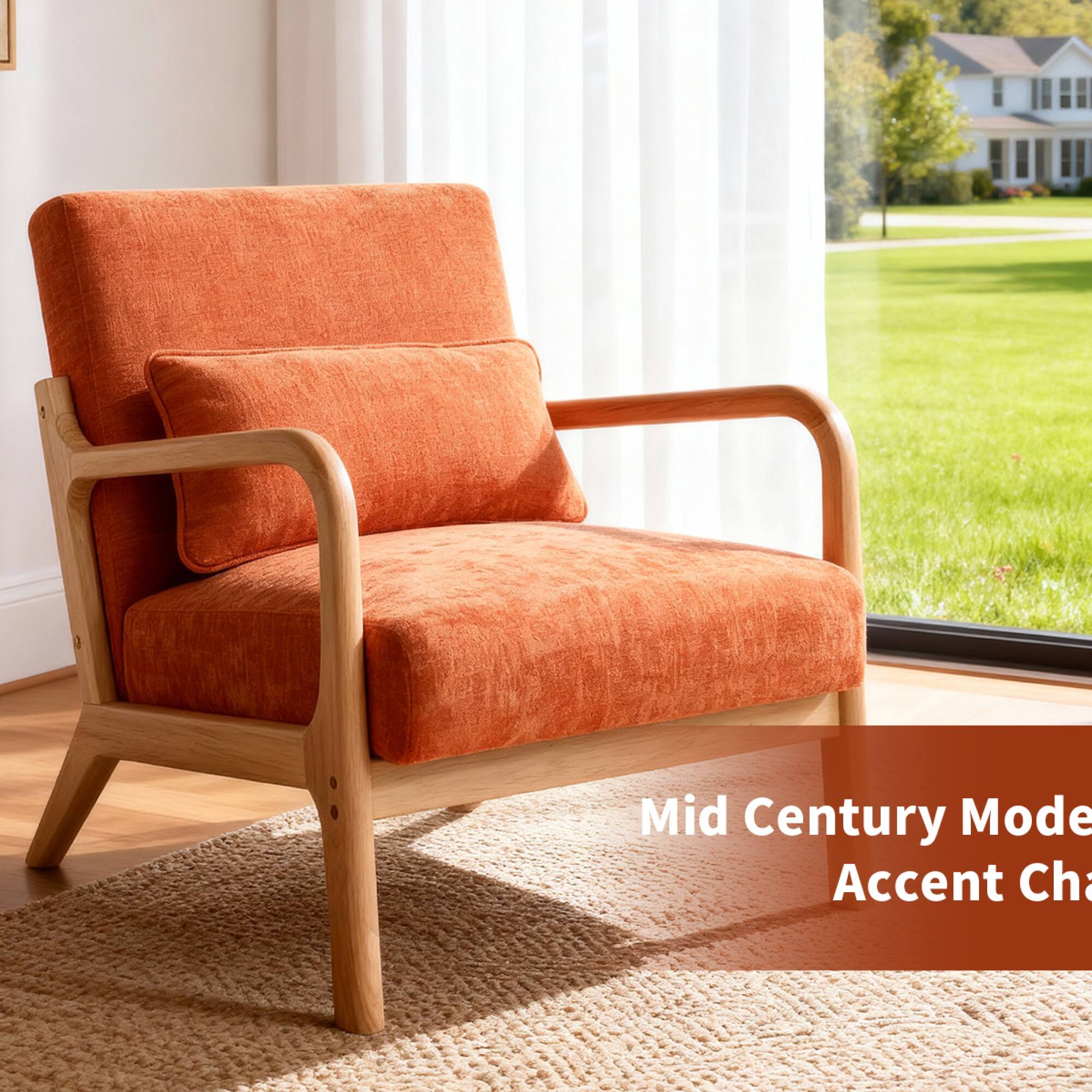 Mid Century Modern Accent Chair
