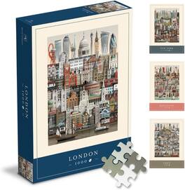 Martin Schwartz - 1000 Piece Jigsaw Puzzle for Adults – Cityscape Illustration of London