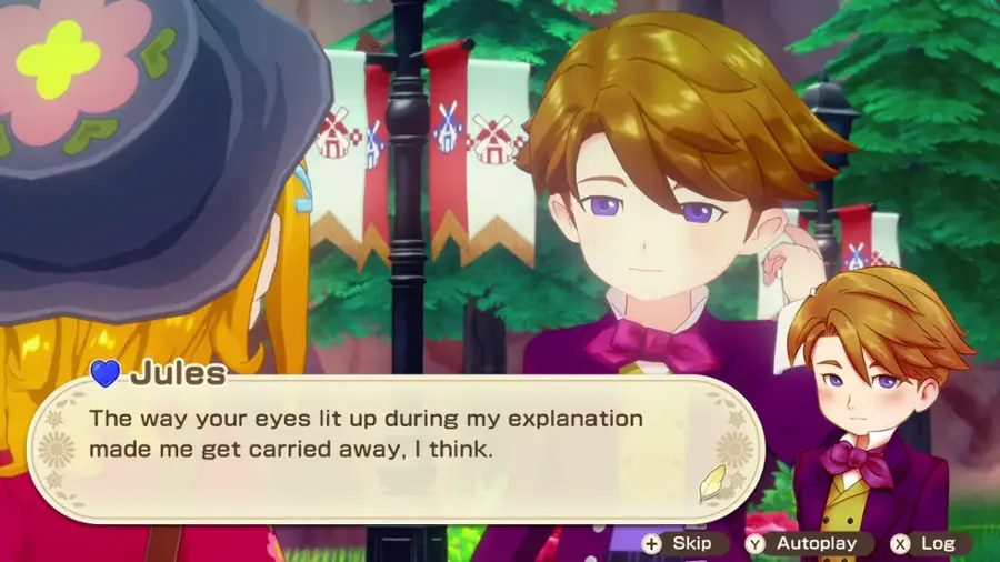 Jules: The way your eyes lit up during my explanation made me get carried away, I think.