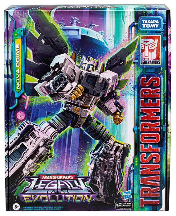 PRIME NOVA TRANSFORMERS LEGACY EVOLUTION 8+ LEADER CLASS  
CLASSE LEADER  
LEADER-KLASSE  
CLASE LIDER  
TAKARA TOMY GENERATIONS  
PACKAGING PLASTIC-FREE