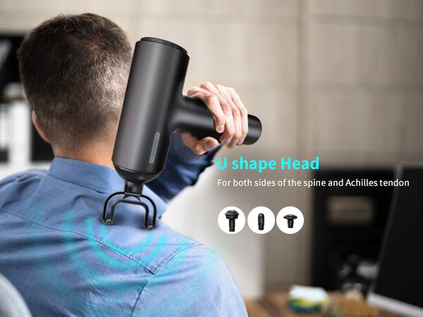 U shape Head  
For both sides of the spine and Achilles tendon